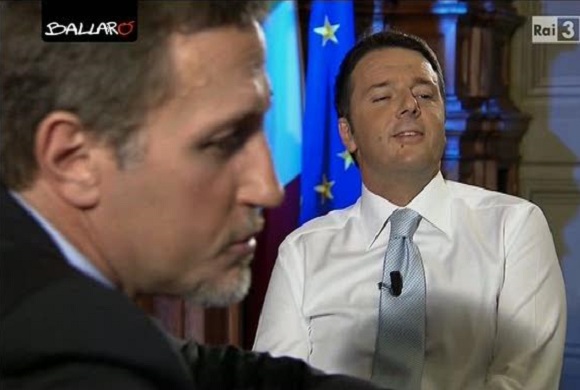 Renzi, Berlusconi e il caso Ballarò in Rai
